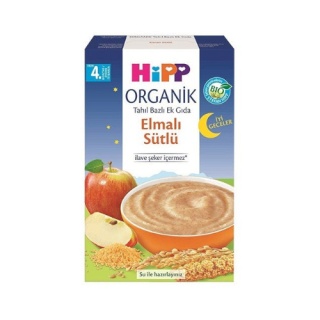 غذای کمکی سیب، شیر و غلات مخصوص شب 250 گرمی هیپ Hipp