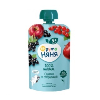 پوره ساندیسی سیب، بلوبری و کرن بری 90 گرمی نیان Nyanya