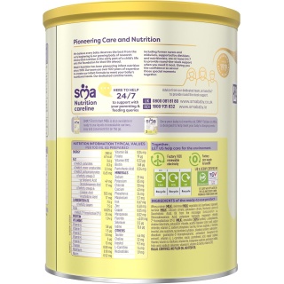 اس ام ای پرو شیر خشک شماره 1 ایرلندی 800 گرمی SMA Pro